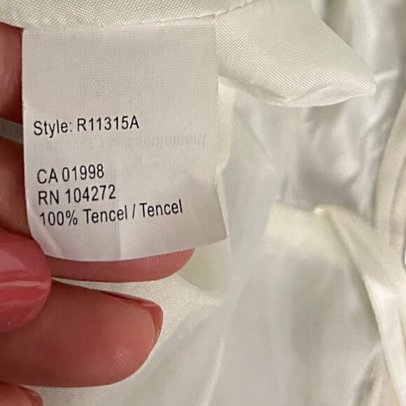 Spanner Tencel Midi Skirt Size 8 Abstract Brushstroke Print, Lined - Picture 5 of 9